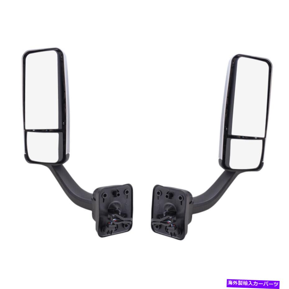 USミラー セットサイドドアマウントクロムパワーミラーは08-17カスカディアに適合します Set Side Door Mounted Chrome Power Mirrors w/ Heat fits 08-17 Cascadia【並行輸入品】|Us Custom Parts Shop USDM