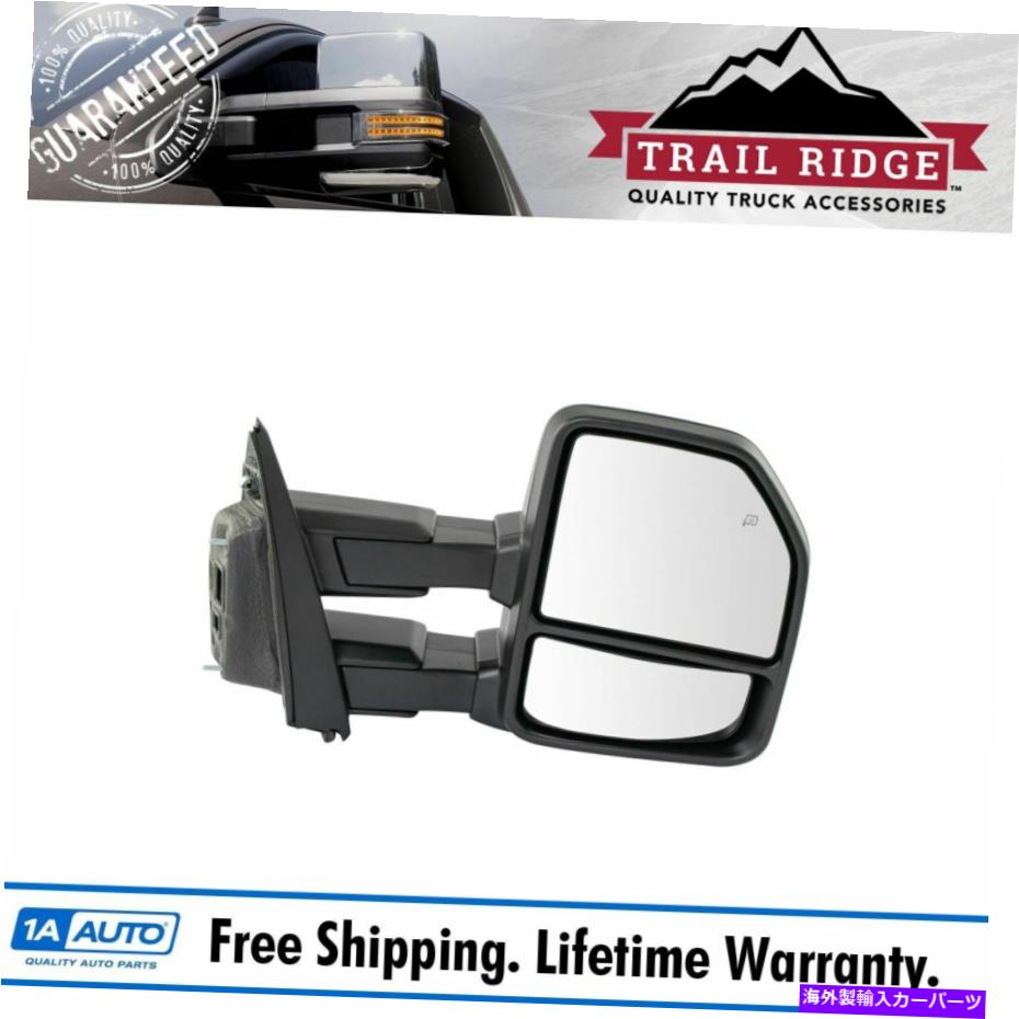 USミラー Trail Ridge Towing Mirror Power Heater折りたたみ信号F-150のチェッカーRH Trail Ridge Towing Mirror Power Heater Folding Signals Checkered RH for F-150【並行輸入品】|Us Custom Parts Shop USDM