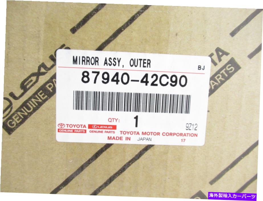 USミラー 本物のOEMトヨタ87940-42C90ドライバーサイドミラー2015-2018 RAV4 Genuine OEM Toyota 87940-42C90 Driver Side Mirror 2015-2018 RAV4【並行輸入品】