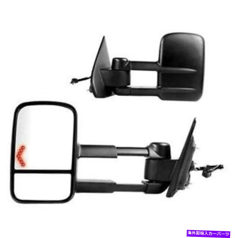 USミラー ドライバーと助手席のパワーけん引鏡に適合する2015-2016 GMC Sierra 3500 Driver And Passenger Side Power Towing Mirrors Fits 2015-2016 GMC Sierra 3500【並行輸入品】｜Us Custom Parts Shop USDM