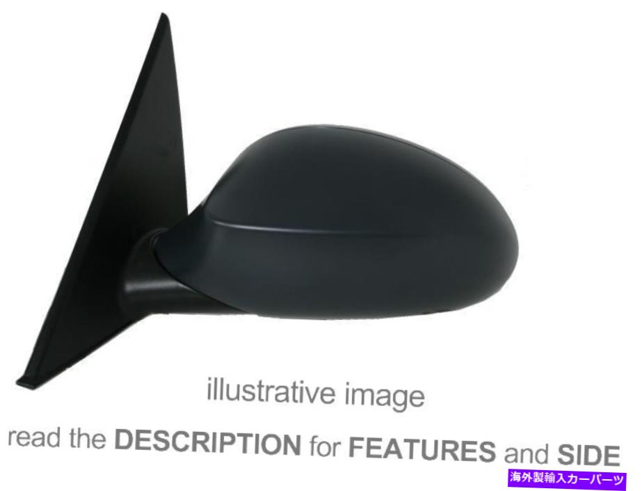USミラー サイドミラーBMWシリーズ1 2007電気サーマル折りたたみ折りたたみ左側 Side Mirror Bmw Series 1 2007 Electric Thermal Foldable Memory Left Side【並行輸入品】