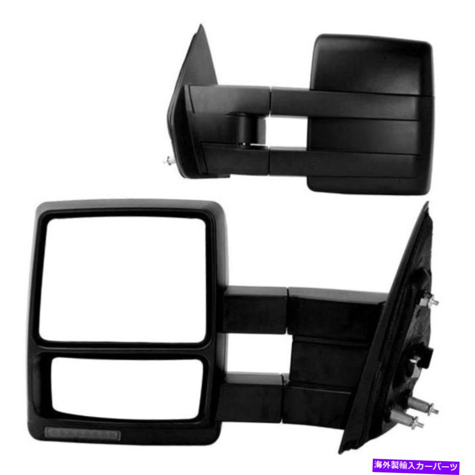 USミラー ドライバーと助手席のパワーけん引鏡が適合します2009-2012 Ford F-150 Driver And Passenger Side Power Towing Mirrors Fits 2009-2012 Ford F-150【並行輸入品】|Us Custom Parts Shop USDM