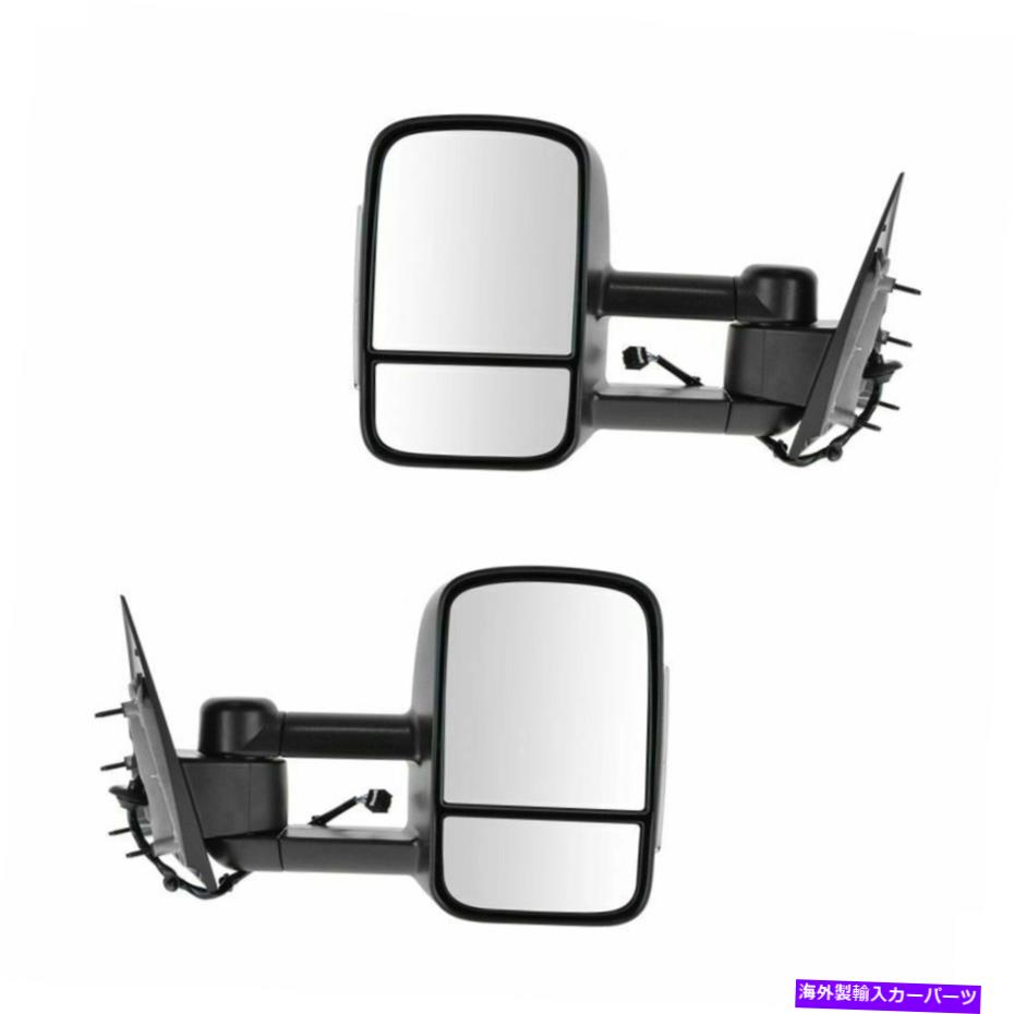 USミラー シボレーGMC用のトレイルリッジミラーの加熱信号テクスチャ付きテクスチャーペア Trail Ridge Towing Mirror Power Heated Signal Textured Pair For Chevrolet GMC【並行輸入品】
