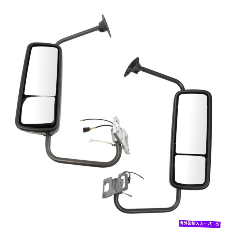 USミラー Freightliner Columbia 00-17 TRQドライバーと助手席側のパワービューミラー向け For Freightliner Columbia 00-17 TRQ Driver & Passenger Side Power View Mirrors【並行輸入品】｜Us Custom Parts Shop USDM