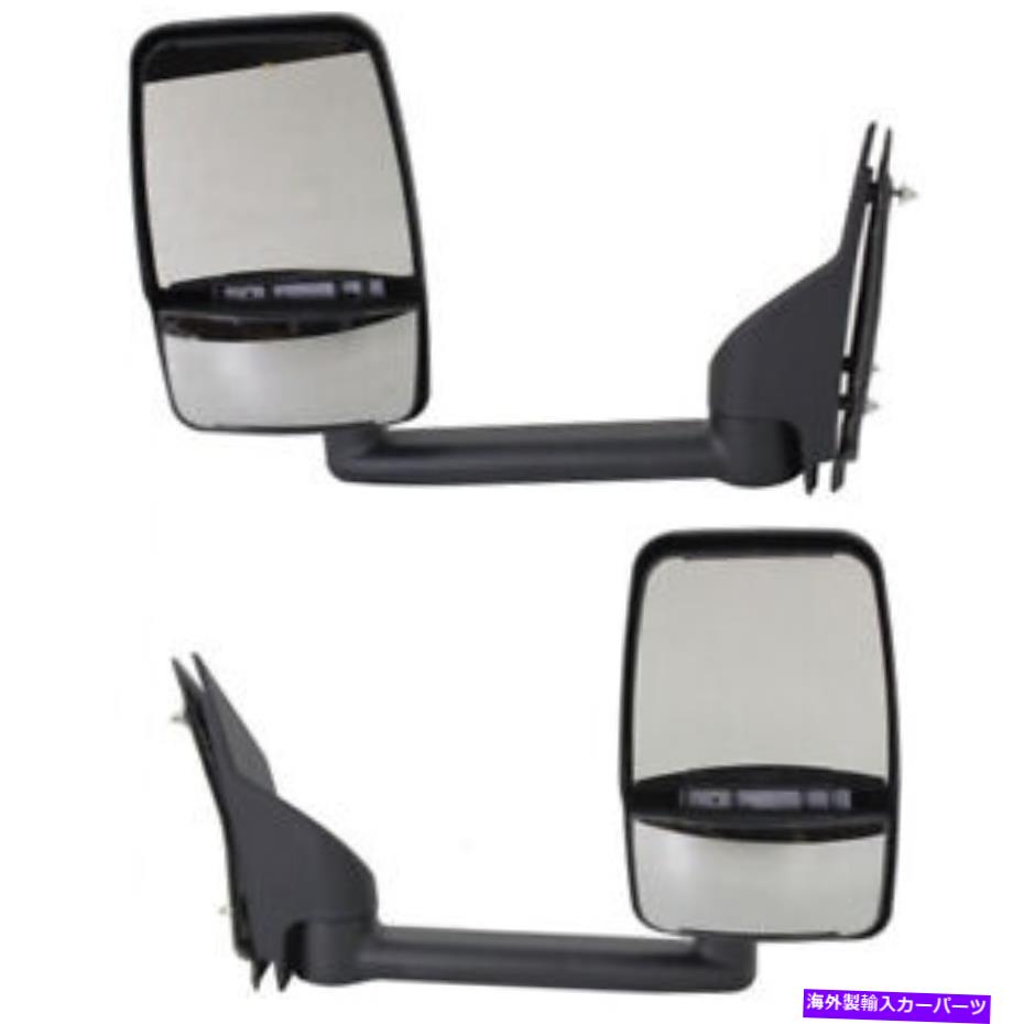 USミラー Chevy Express 4500 2009-2017 Towing Mirror RHとLHの場合|ペア|手動折りたたみ For Chevy Express 4500 2009-2017 Towing Mirror RH and LH | Pair | Manual Folding【並行輸入品】