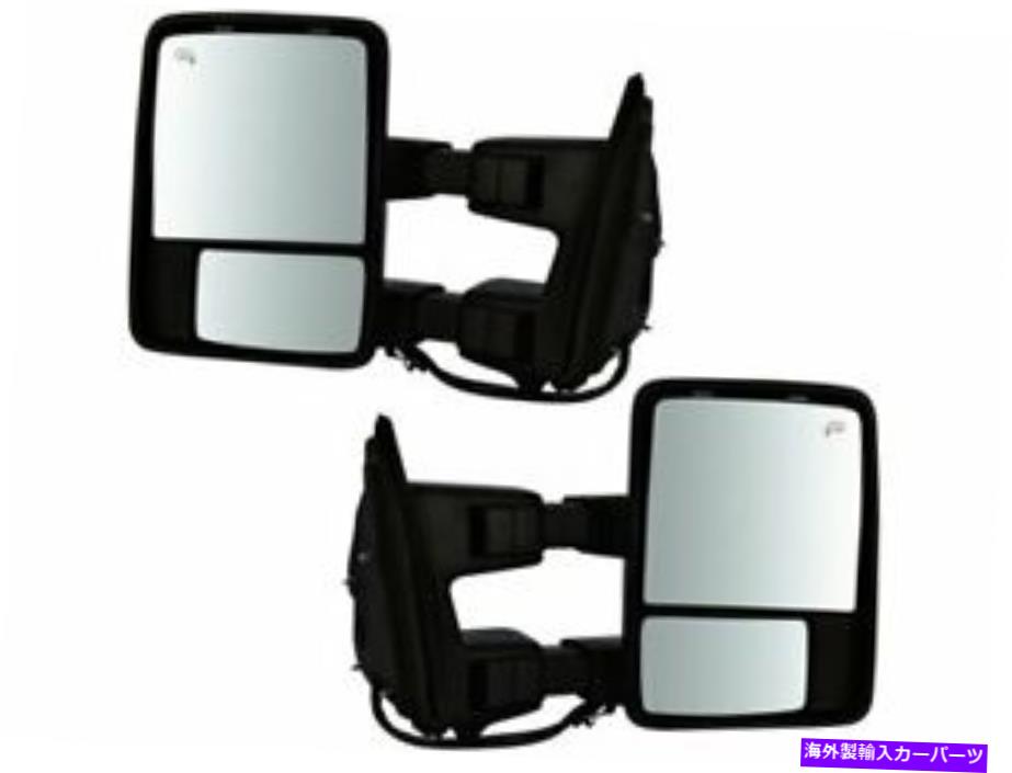 USミラー 11-16フォードF250スーパーデューティF350 BC51T5用のドアミラーセット Door Mirror Set For 11-16 Ford F250 Super Duty F350 BC51T5【並行輸入品】