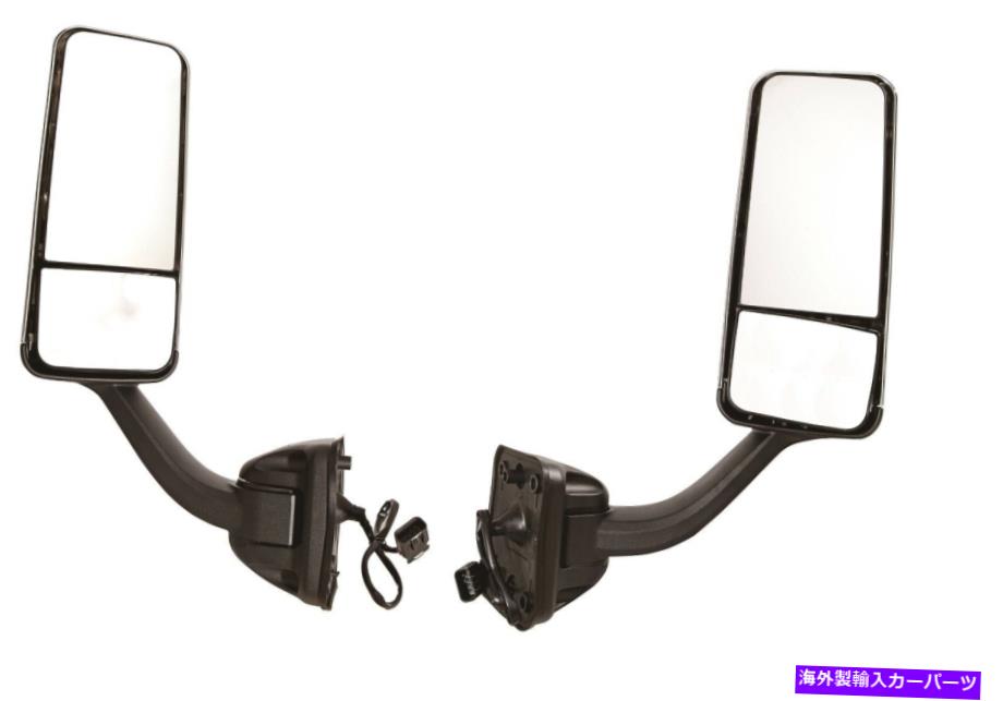 USミラー Freightliner Cascadia 2008-2014電気加熱サイドミラークロムペア FREIGHTLINER CASCADIA 2008-2014 ELECTRIC HEATED SIDE MIRROR CHROME PAIR【並行輸入品】｜Us Custom Parts Shop USDM