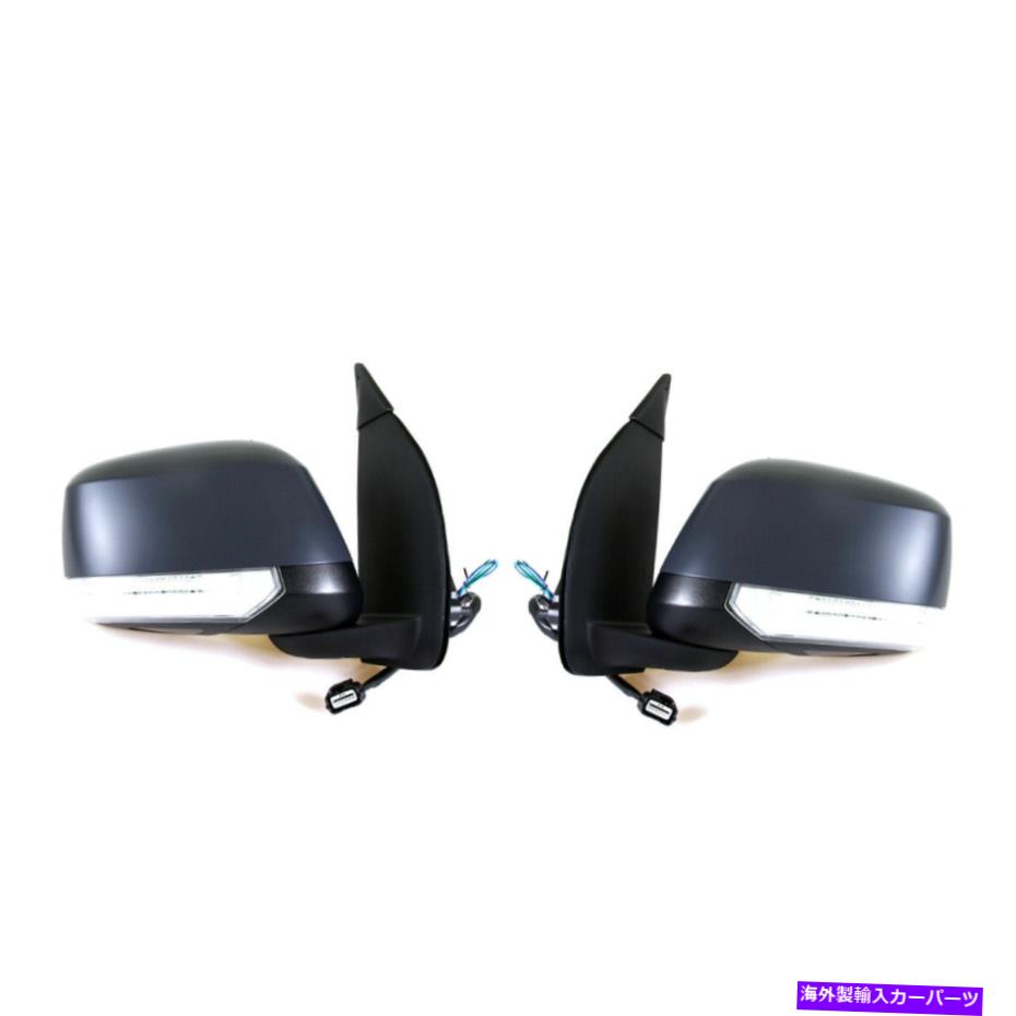 USミラー 日産D40ナバラピックアップトラック電気タイプドアミラーライトセット2004-2012 FIT NISSAN D40 NAVARA PICKUP TRUCK ELECTRIC TYPE DOOR MIRROR LIGHT SET 2004-2012【並行輸入品】