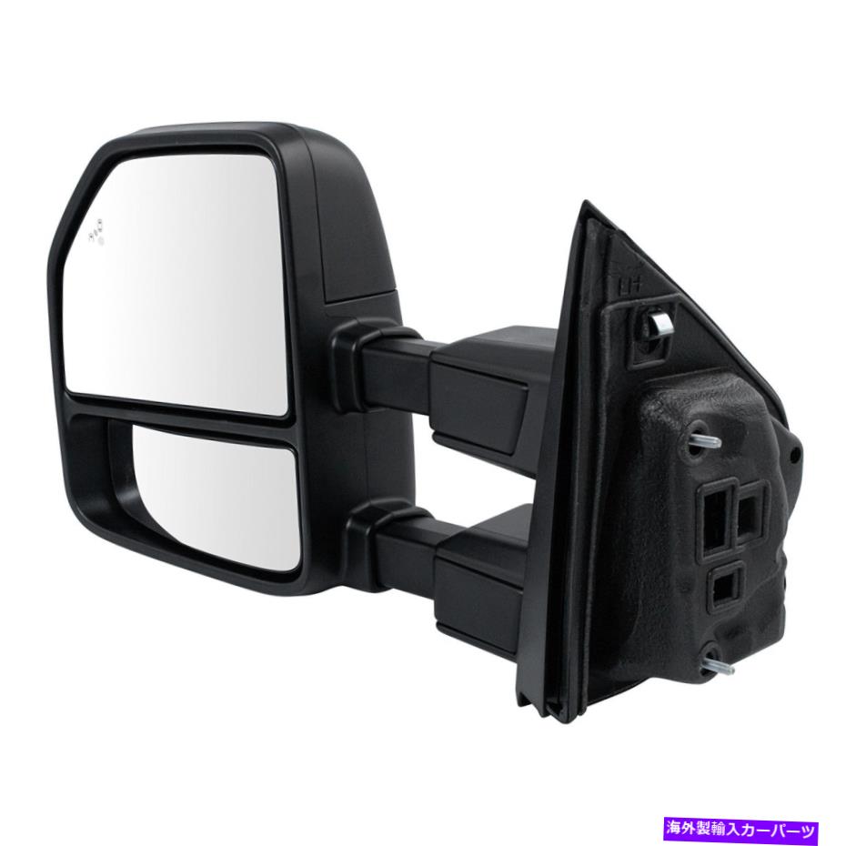 USミラー フォードF-250スーパーデューティ17-19ドライバーサイドパワー牽引ミラー加熱、フォルダウェイ For Ford F-250 Super Duty 17-19 Driver Side Power Towing Mirror Heated, Foldaway【並行輸入品】
