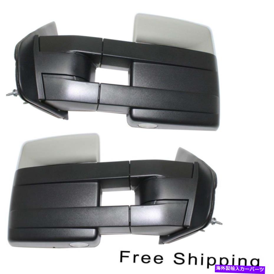 USミラー 2マニュアル折りたたみ式パワーヒートミラーフィットフォードF-150のLH＆RHサイドセット LH & RH Side Set Of 2 Manual Folding Power Heated Mirror Fits Ford F-150【並行輸入品】｜Us Custom Parts Shop USDM