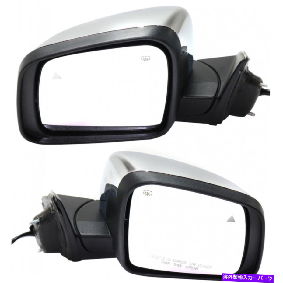 USミラー Jeep Grand Cherokee 2011-2018ドアミラードライバーと助手席側 - ペア For Jeep Grand Cherokee 2011-2018 Door Mirror Driver and Passenger Side - Pair【並行輸入品】