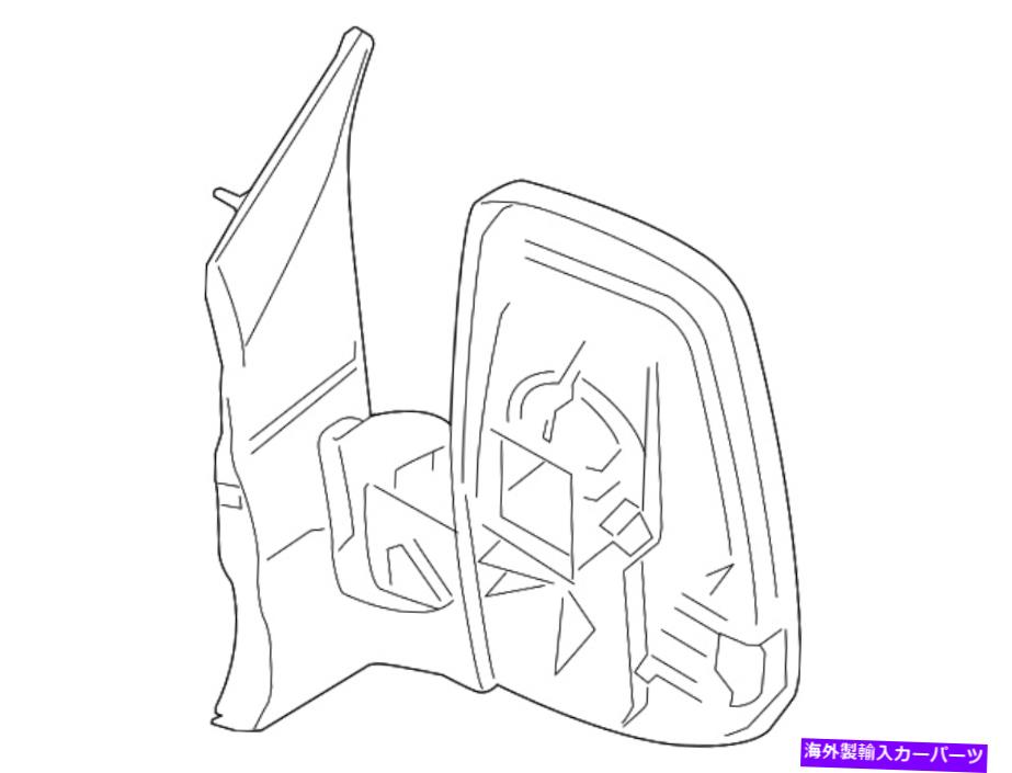 USミラー 本物のフォードミラーアセンブリリアビューアウターJK4Z-17683-CB Genuine Ford Mirror Assembly Rear View Outer JK4Z-17683-CB【並行輸入品】