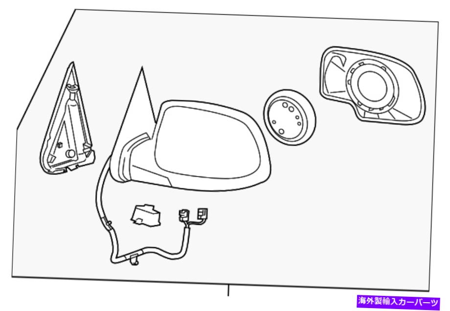 USミラー 本物のGMドライバーサイドミラー15124830 Genuine GM Driver Side Mirror 15124830【並行輸入品】|Us Custom Parts Shop USDM