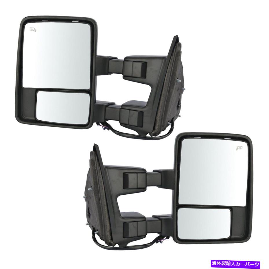 USミラー トレイルリッジドライバーと乗客サイドパワーけん引ミラーキット加熱、フォルダウェイ Trail Ridge Driver & Passenger Side Power Towing Mirror Kit Heated, Foldaway【並行輸入品】