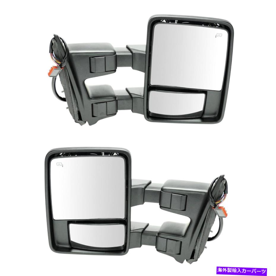 USミラー トレイルリッジドライバーと乗客サイドパワーけん引ミラーキット加熱、フォルダウェイ Trail Ridge Driver & Passenger Side Power Towing Mirror Kit Heated, Foldaway【並行輸入品】