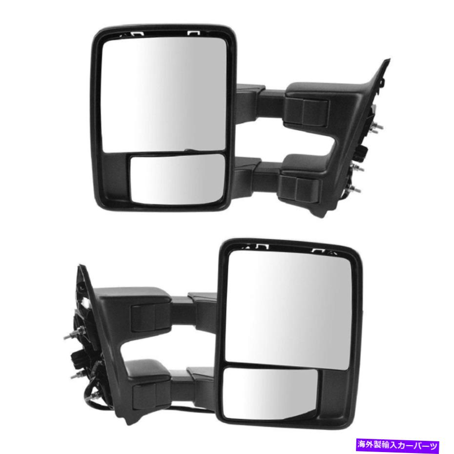 USミラー トレイルリッジドライバーと乗客サイドパワーけん引ミラーキット加熱、フォルダウェイ Trail Ridge Driver & Passenger Side Power Towing Mirror Kit Heated, Foldaway【並行輸入品】