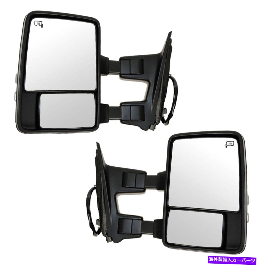 USミラー トレイルリッジドライバーと乗客サイドパワーけん引ミラーキット加熱、フォルダウェイ Trail Ridge Driver & Passenger Side Power Towing Mirror Kit Heated, Foldaway【並行輸入品】