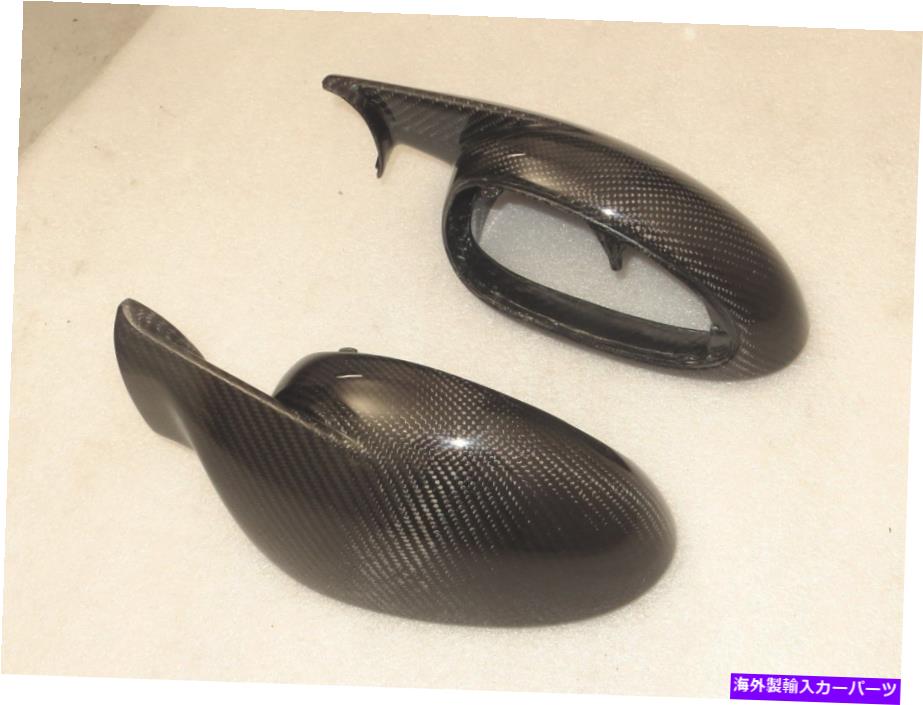 USミラー カーボンファイバーサイドミラーカバー（LHD）フィットポルシェ911 997 987 MK1カレラケイマン Carbon Fiber Side Mirror Cover (LHD) fit Porsche 911 997 987 MK1 Carrera cayman【並行輸入品】