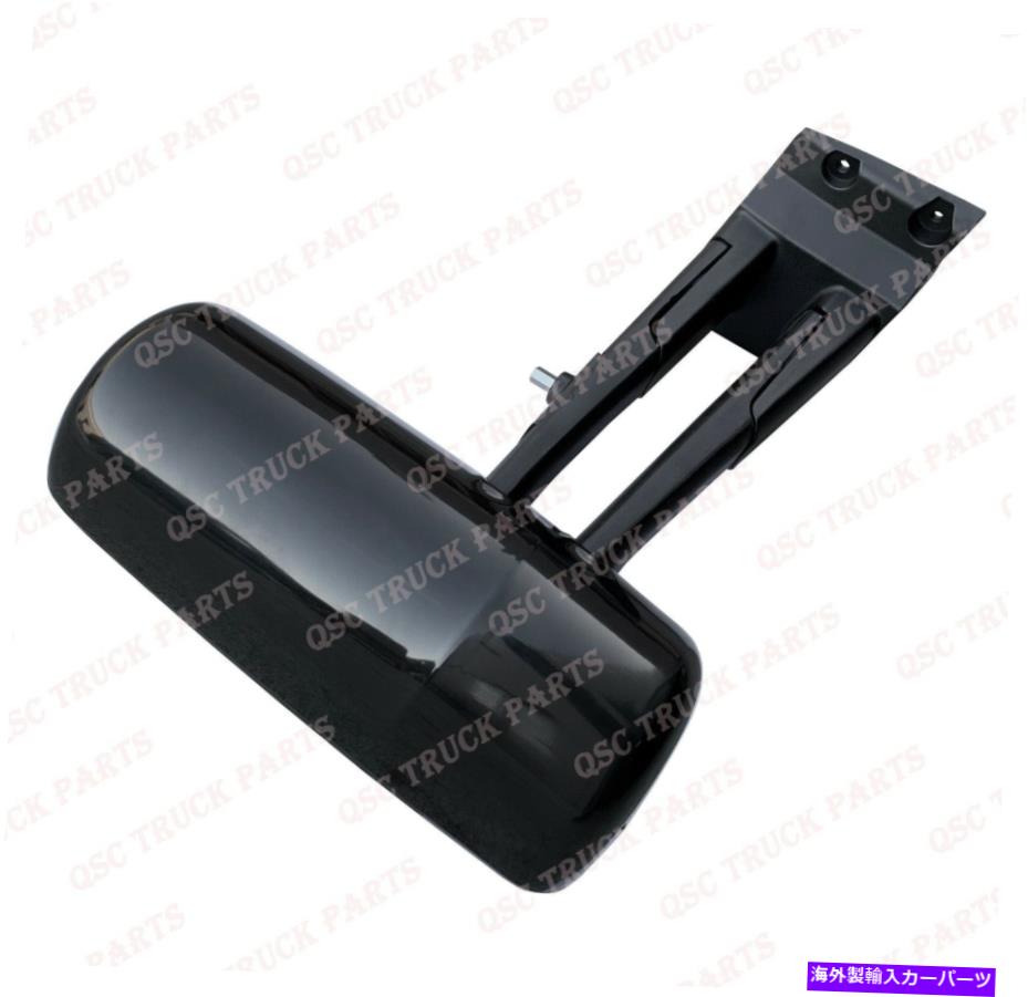 USミラー QSCブラックドアミラーアセンブリケンワースT680 T880の右側 QSC Black Door Mirror Assembly W/ Arms Right Side for Kenworth T680 T880【並行輸入品】