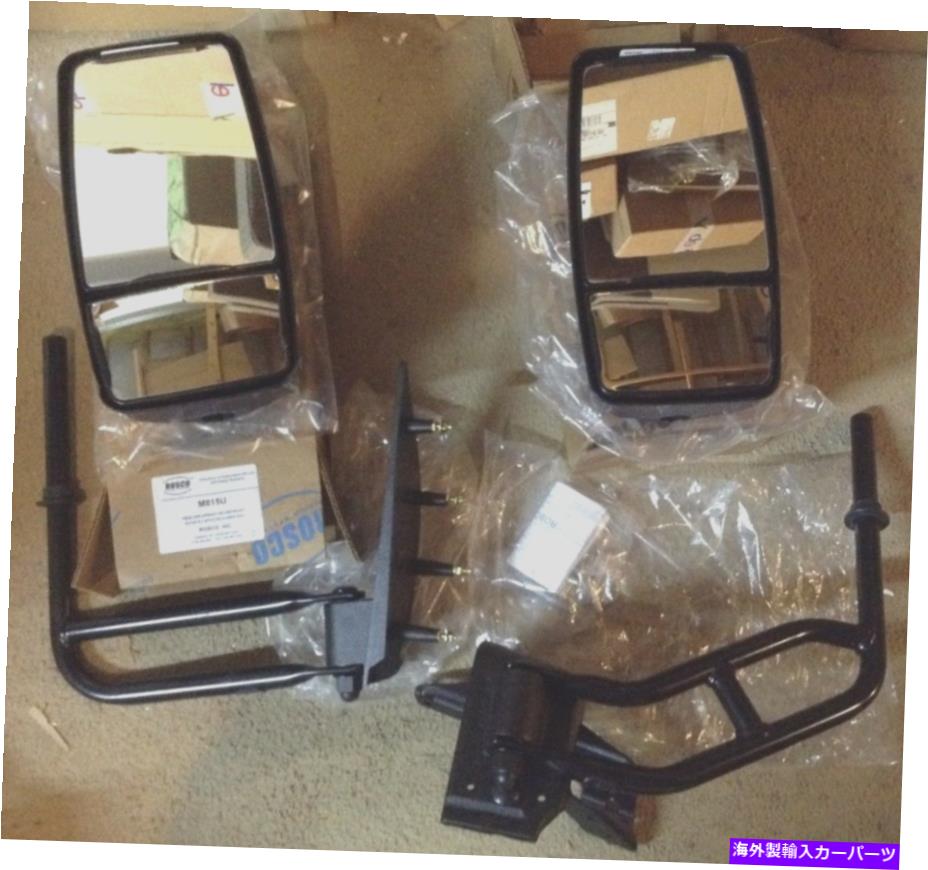USミラー Rosco '08+ FordマニュアルミラーM815U直立ヘッドパッチ/フェンダーマウントバスRV ROSCO '08+ FORD MANUAL SIDE MIRRORS M815U UPRIGHT HEAD PATCH/FENDER MOUNT BUS RV【並行輸入品】