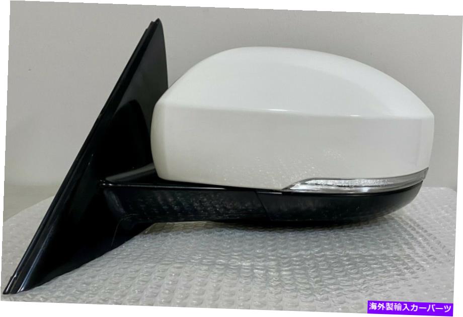 USミラー ＃127ホワイト左ミラードライバーミラーブラインドスポットフィットレンジローバースポーツ2014-19 #127 WHITE LEFT MIRROR DRIVER MIRROR BLIND SPOT FIT RANGE ROVER SPORT 2014-19【並行輸入品】