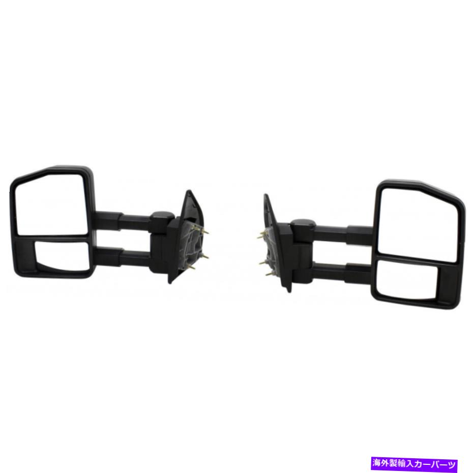 USミラー フォードF-450/F-550スーパーデューティ1999-2010けん引鏡旅客＆ドライバーサイド For Ford F-450/F-550 Super Duty 1999-2010 Towing Mirror Passenger & Driver Side【並行輸入品】