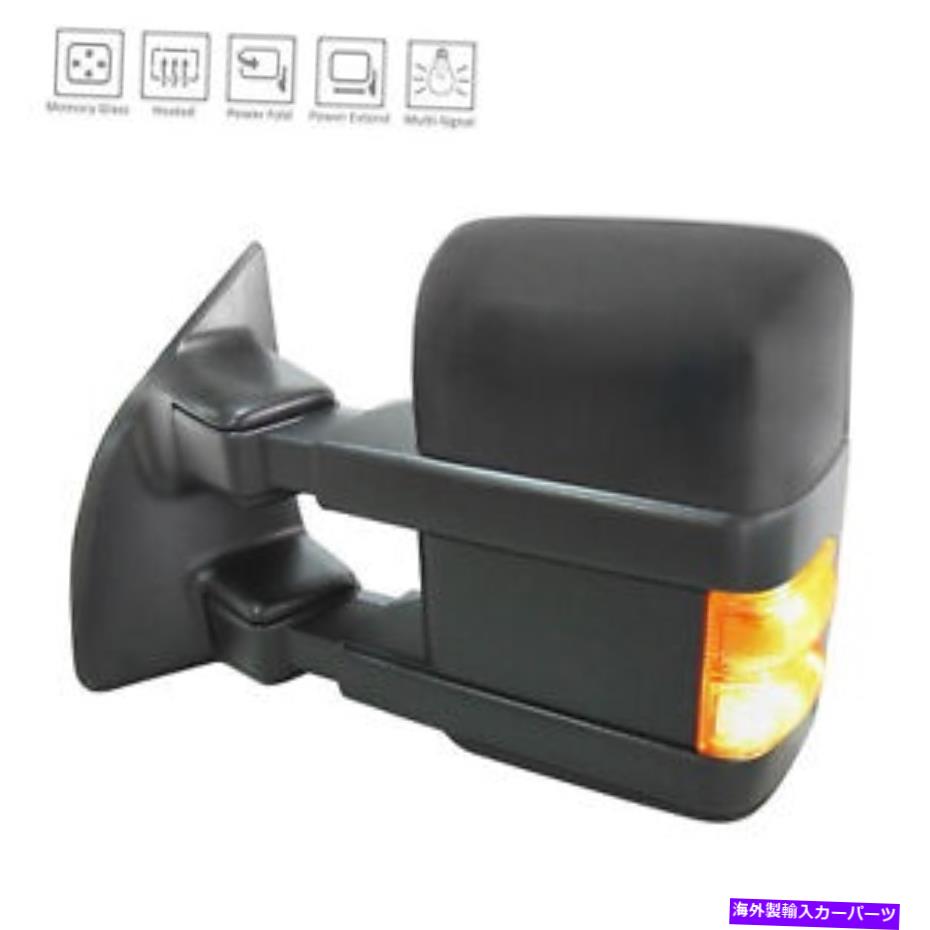 USミラー テクスチャドライバーサイドミラーパワー折りたたみ折りたたみw/信号128-01503a Textured Driver Side Mirror Power Power Folding Heated w/Signal 128-01503A【並行輸入品】