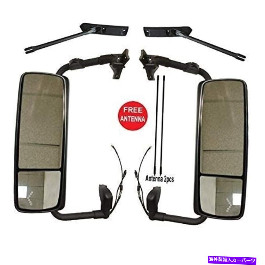 USミラー ボルボVNL VNMドアミラーパワーターン信号とアームLH＆RH付き加熱クロム Volvo VNL VNM Door Mirror Power Heated Chrome with Turn Signal and Arm LH & RH【並行輸入品】｜Us Custom Parts Shop USDM