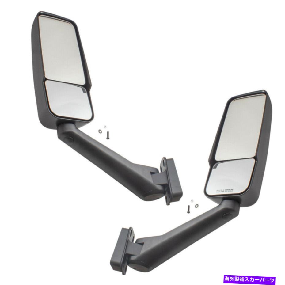 USミラー マニュアルドアミラーセットフィット03-09 GMCトップキックシボレーコディアックペアサイドビュー Manual Door Mirrors Set fits 03-09 GMC Topkick Chevrolet Kodiak Pair Side View【並行輸入品】