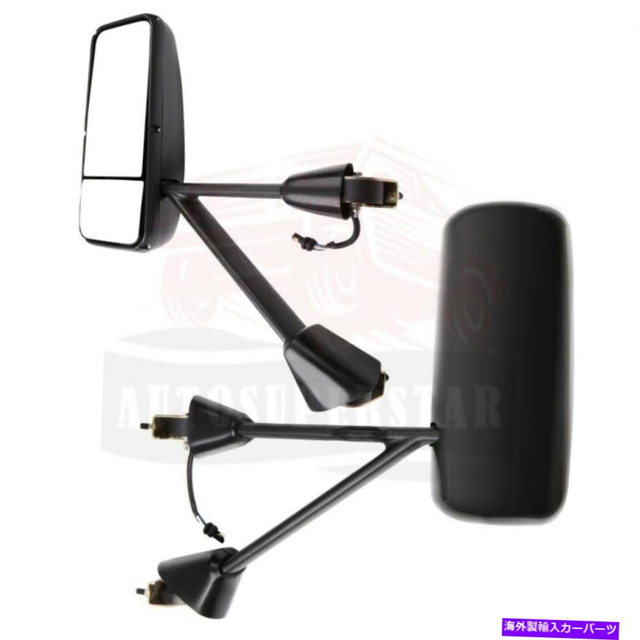 USミラー 2 PCS L+RドアミラーケンワースT660 T600 T370 T270 T170 T800 2008-16 2 PCS L+R Door Mirrors Black For Kenworth T660 T600 T370 T270 T170 T800 2008-16【並行輸入品】