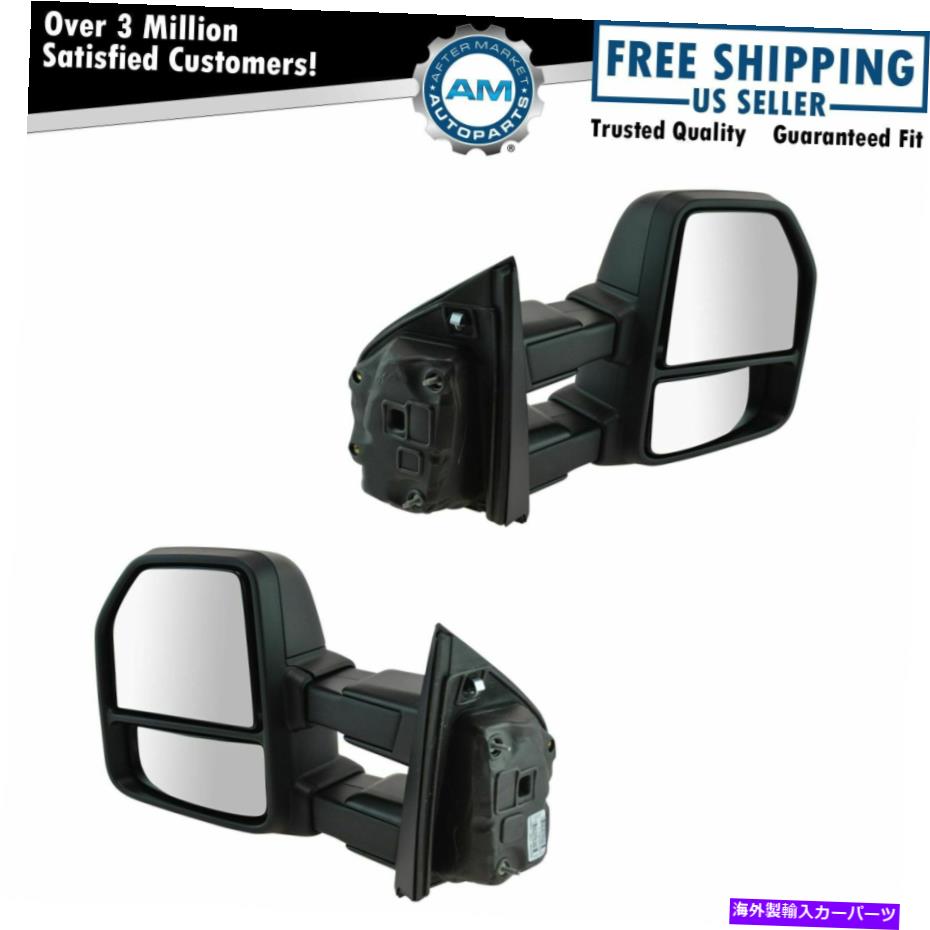USミラー OEMマニュアル牽引テレスコピングミラーペアLH&RHサイドフォードF150のデュアルアーム OEM Manual Towing Telescoping Mirror Pair LH & RH Sides Dual Arm for Ford F150【並行輸入品】|Us Custom Parts Shop USDM