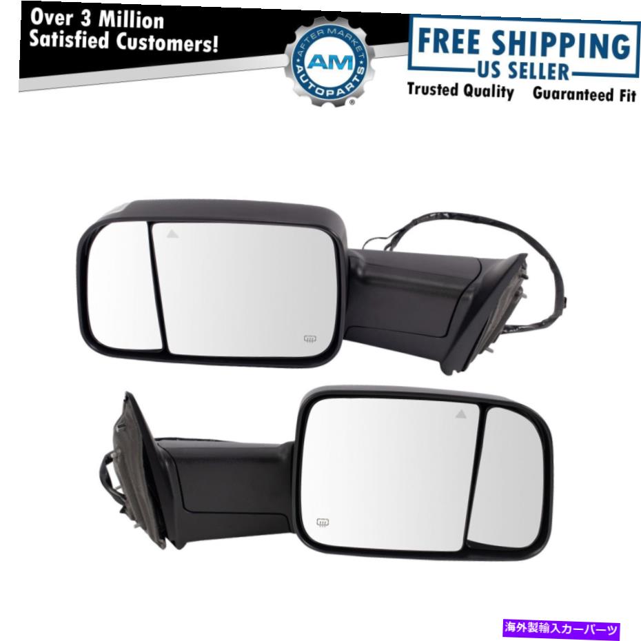 USミラー ミラーセットは2019-2021 RAM 2500 3500に適合します Mirror Set Fits 2019-2021 Ram 2500 3500【並行輸入品】|Us Custom Parts Shop USDM