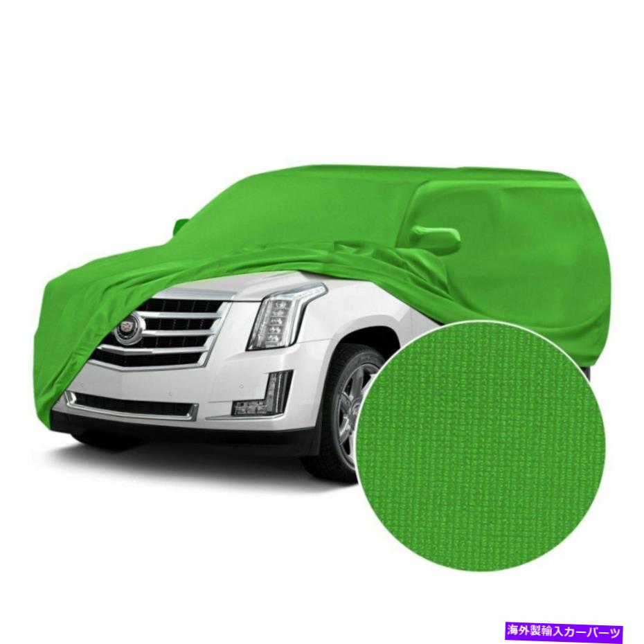 カーカバー トヨタセコイア01-07サテンストレッチ屋内相乗効果グリーンカスタムカーカバー For Toyota Sequoia 01-07 Satin Stretch Indoor Synergy Green Custom Car Cover【並行輸入品】