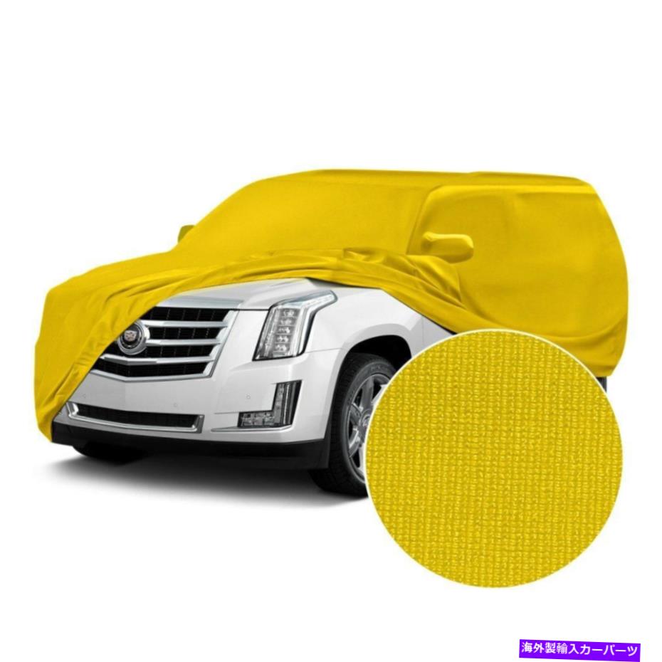 カーカバー トヨタシエナ22サテンストレッチ屋内速度黄色のカスタムカーカバー For Toyota Sienna 22 Satin Stretch Indoor Velocity Yellow Custom Car Cover【並行輸入品】