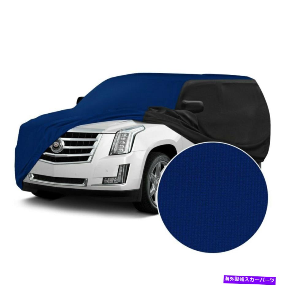 カーカバー カバーサテンストレッチ屋内インパクトブルーカスタムカーカバーWブラック Coverking Satin Stretch Indoor Impact Blue Custom Car Cover w Black【並行輸入品】｜Us Custom Parts Shop USDM