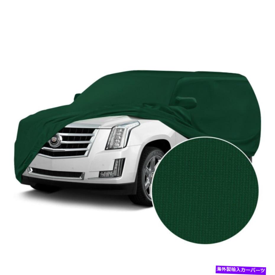 カーカバー シボレータホ07-14カバーサテンストレッチ屋内グリーンカスタムカーカバー For Chevy Tahoe 07-14 Coverking Satin Stretch Indoor Green Custom Car Cover【並行輸入品】