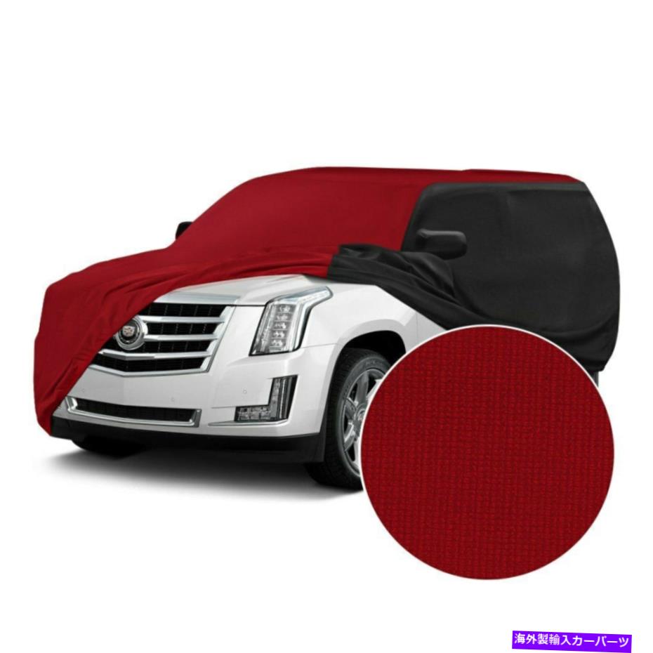 カーカバー カバーサテンストレッチ屋内純粋な赤いカスタムカーカバーwブラック Coverking Satin Stretch Indoor Pure Red Custom Car Cover w Black【並行輸入品】｜Us Custom Parts Shop USDM