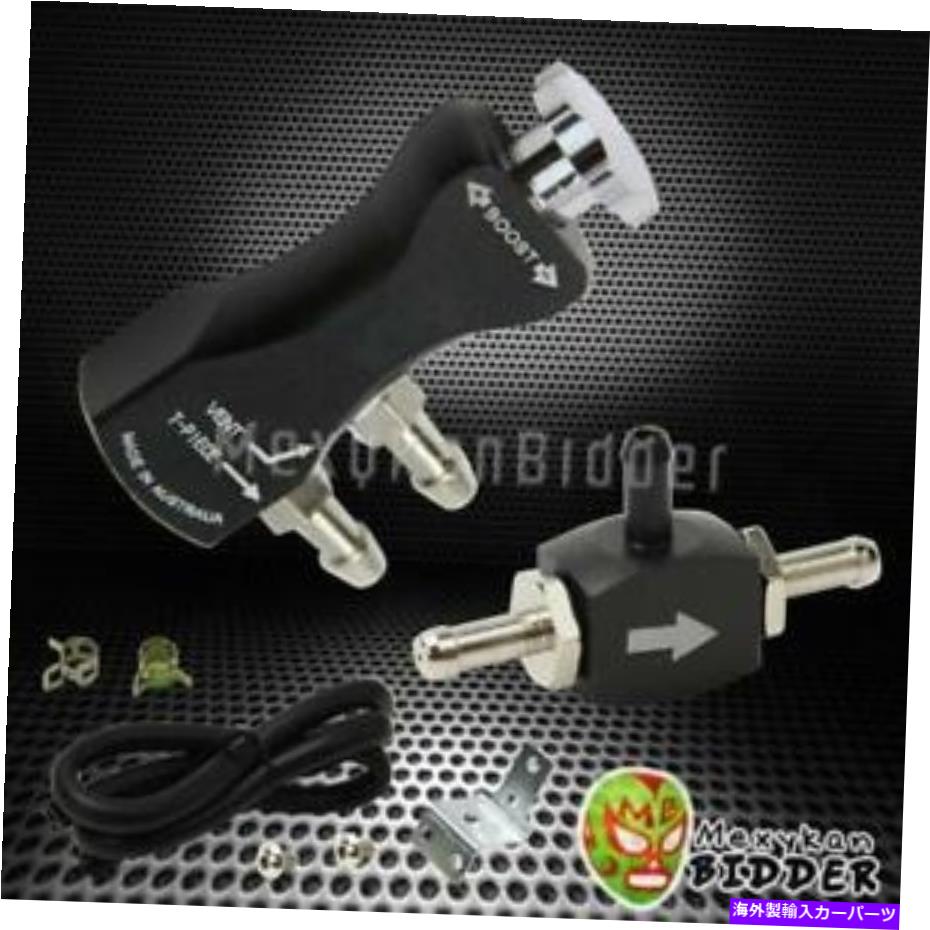 Turbo Charger 1-30 psi調整可能なターボ充電器マニュアルブーストバイパスコントローラーキットブラック 1- 30 PSI ADJUSTABLE TURBO CHARGER MANUAL BOOST BYPASS CONTROLLER KIT BLACK【並行輸入品】
