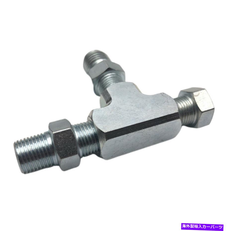 Turbo Charger 1/8 NPTから4ANターボアダプターティーフィッティングW/ブロックオイルフィード圧力センサー 1/8 NPT to 4AN Turbo Adapter Tee Fitting w/ Block Oil Feed Pressure Sensor【並行輸入品】