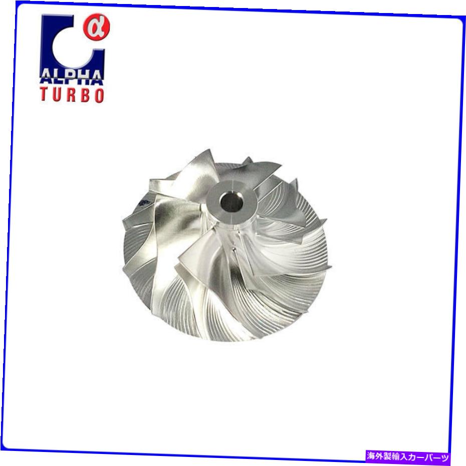 Turbo Charger ターボチャージャーカートリッジのハイブリッドビレットコンプレッサーホイールのアップグレードChra 724930 Upgrade hybrid billet compressor wheel for turbocharger cartridge CHRA 724930【並行輸入品】
