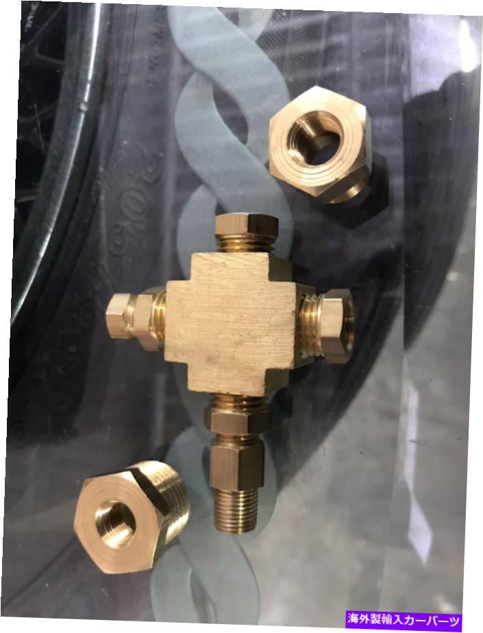 Turbo Charger BSPT 1/8”油圧センサーティーNPTアダプターターボターボBSPTアダプターエンジンゲージ BSPT 1/8” Oil Pressure Sensor Tee NPT Adapter Turbo BSPT Adapter Engine Gauge【並行輸入品】