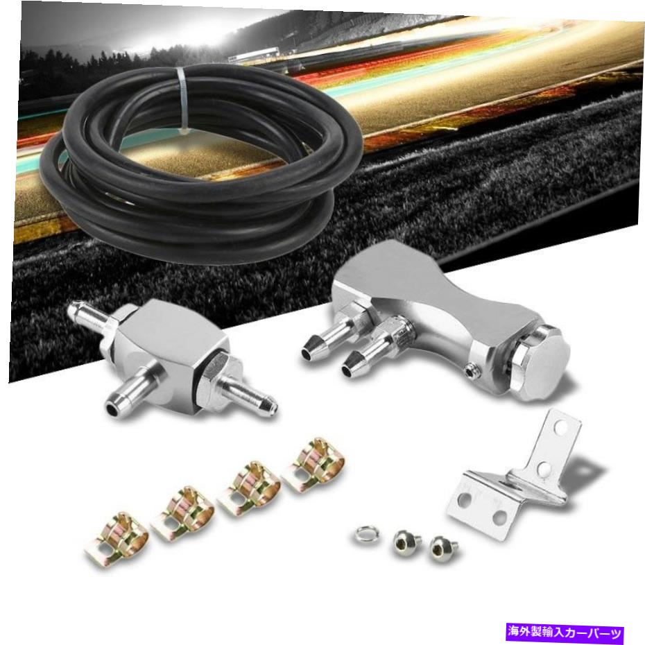 Turbo Charger シルバー調整可能ターボターボチャージャーマニュアルブーストコントローラーアクチュエータ30psi Silver Adjustable Turbo Turbocharger Manual Boost Controller Actuator 30PSI【並行輸入品】