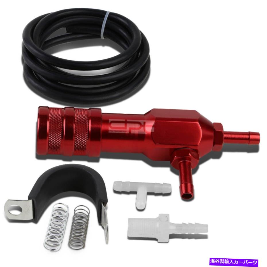 Turbo Charger マニュアルターボ/ターボチャージャーレッド閉ループブーストバイパスコントローラーキット1-30psi MANUAL TURBO/TURBOCHARGER RED CLOSED-LOOP BOOST BYPASS CONTROLLER KIT 1-30PSI【並行輸入品】