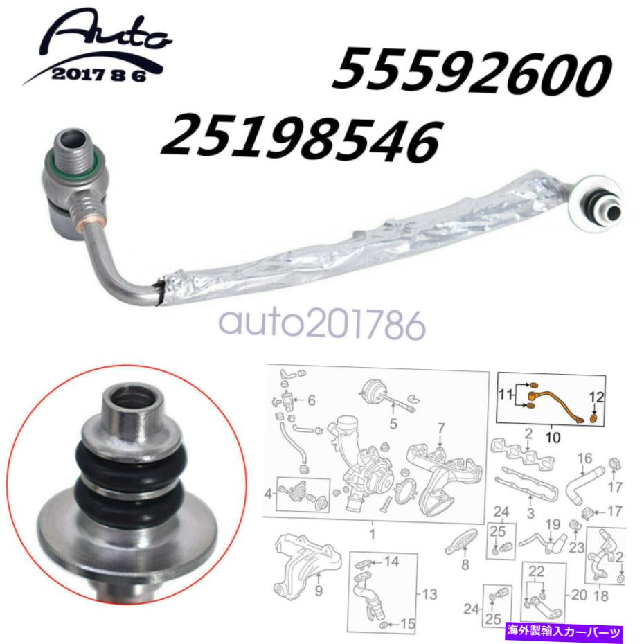 Turbo Charger 2011 2012 2013 2013 2014 2015 2016 2018 Chevy Cruze 1.4Lのターボオイルフィードパイプチューブ TURBO OIL FEED PIPE TUBE FOR 2011 2012 2013 2014 2015 2016 2018 CHEVY CRUZE 1.4L【並行輸入品】