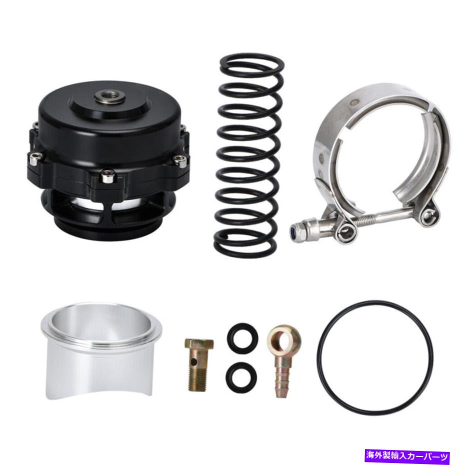 Turbo Charger 50mmアルミニウムターボターボチャージ360ベントbov吹きバルブ35 psiブーストブラック 50MM ALUMINUM TURBO TURBOCHARGER 360 VENT BOV BLOW OFF VALVE 35 PSI BOOST BLACK【並行輸入品】