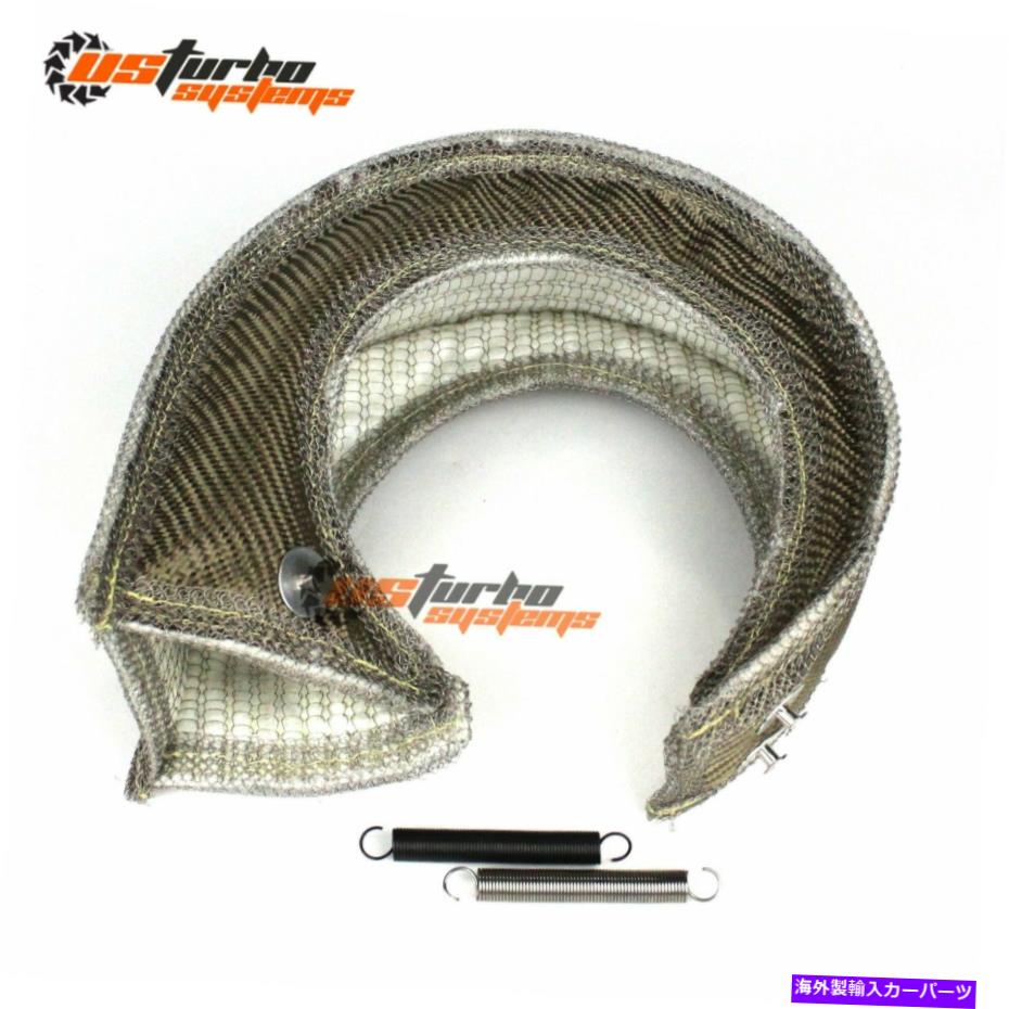 Turbo Charger T4 GT42 GT45 S400 TP38大ターボヒートシールドブランケットターボチャージャーカバーラップ T4 GT42 GT45 S400 TP38 Large Turbo Heat Shield Blanket Turbocharger Cover Wrap【並行輸入品】