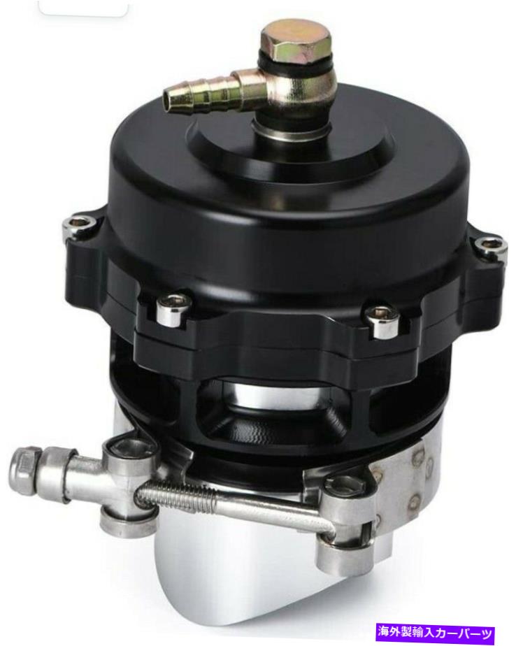 Turbo Charger 50mmアルミニウムターボターボチャージャーベントボフブローオフバルブ35 psiブーストブラック 50MM ALUMINUM TURBO TURBOCHARGER VENT BOV BLOW OFF VALVE 35 PSI BOOST BLACK【並行輸入品】