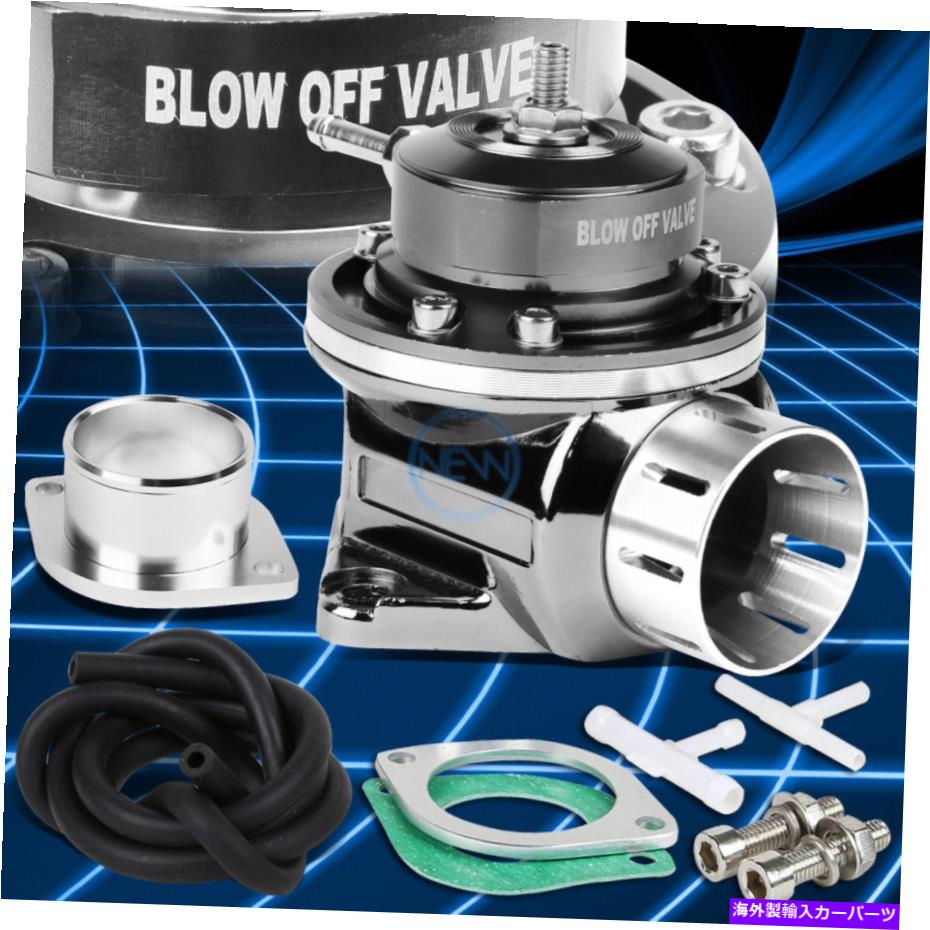 Turbo Charger ユニバーサルアルミニウムタイプFVターボブローオフバルブターボチャージ30 psiブーストシルバー Universal Aluminum Type-FV Turbo Blow Off Valve Turbocharger 30 PSI Boost SILVER【並行輸入品】