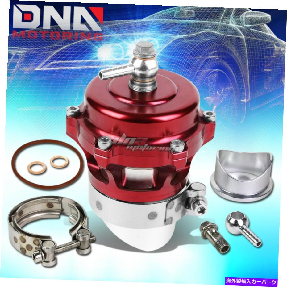 Turbo Charger 50mmアルミニウムレッドターボターボチャージ360ベントbov吹きバルブ35 psiブースト 50MM ALUMINUM RED TURBO TURBOCHARGER 360 VENT BOV BLOW OFF VALVE 35 PSI BOOST【並行輸入品】