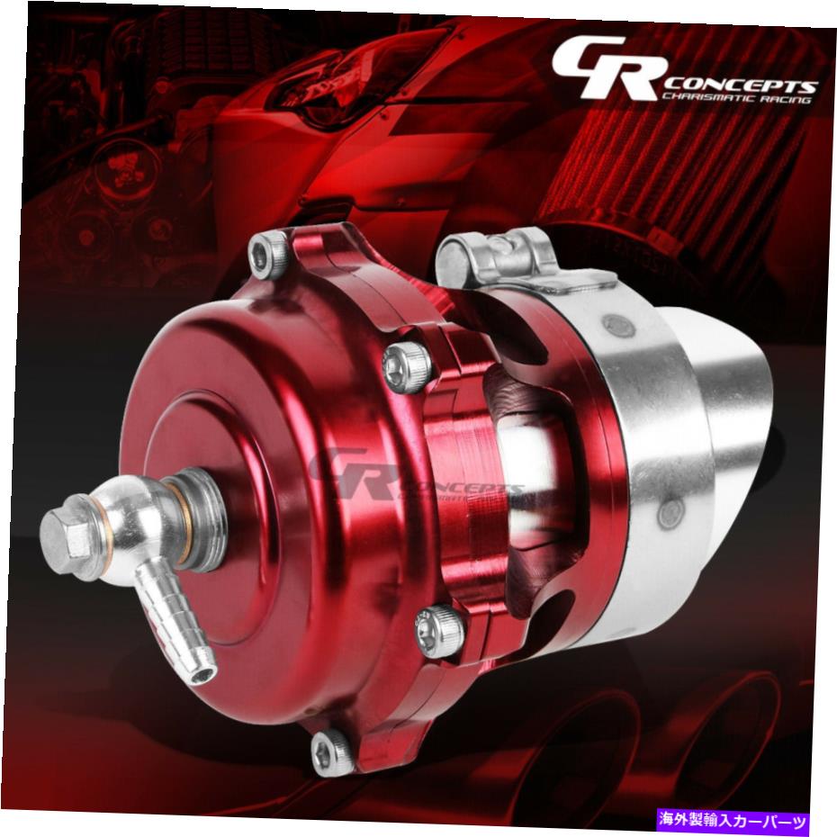 Turbo Charger 35 psi 50mmターボチャージャー/インタークーラーレッドアルミニウム360ベントブローオフバルブボフ 35 PSI 50MM TURBOCHARGER/INTERCOOLER RED ALUMINUM 360 VENT BLOW OFF VALVE BOV【並行輸入品】